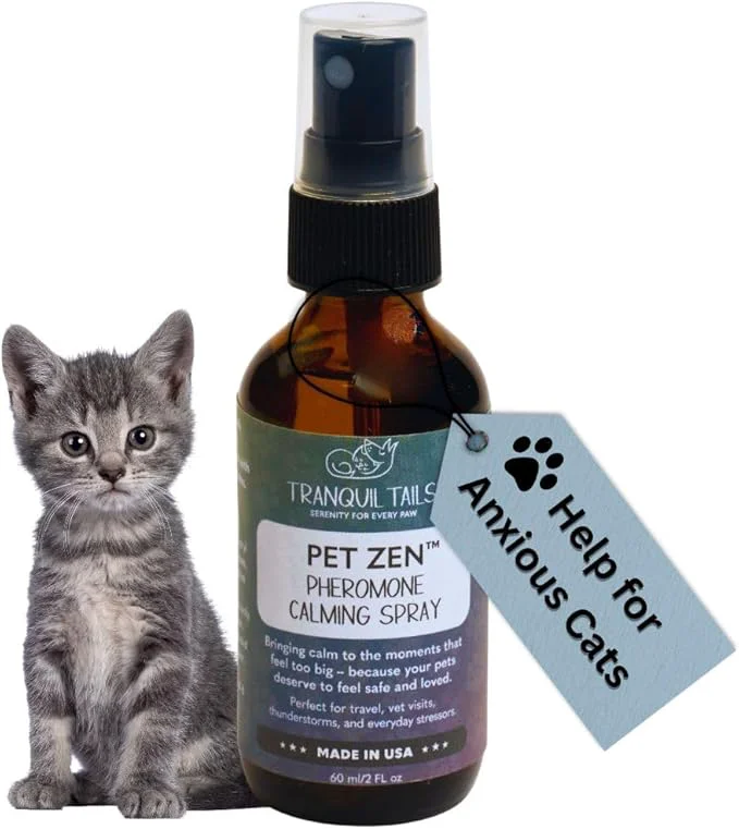 Exclusive Pet Zen Pheromone Calming Spray for Cats 2 ozAbout This Casual