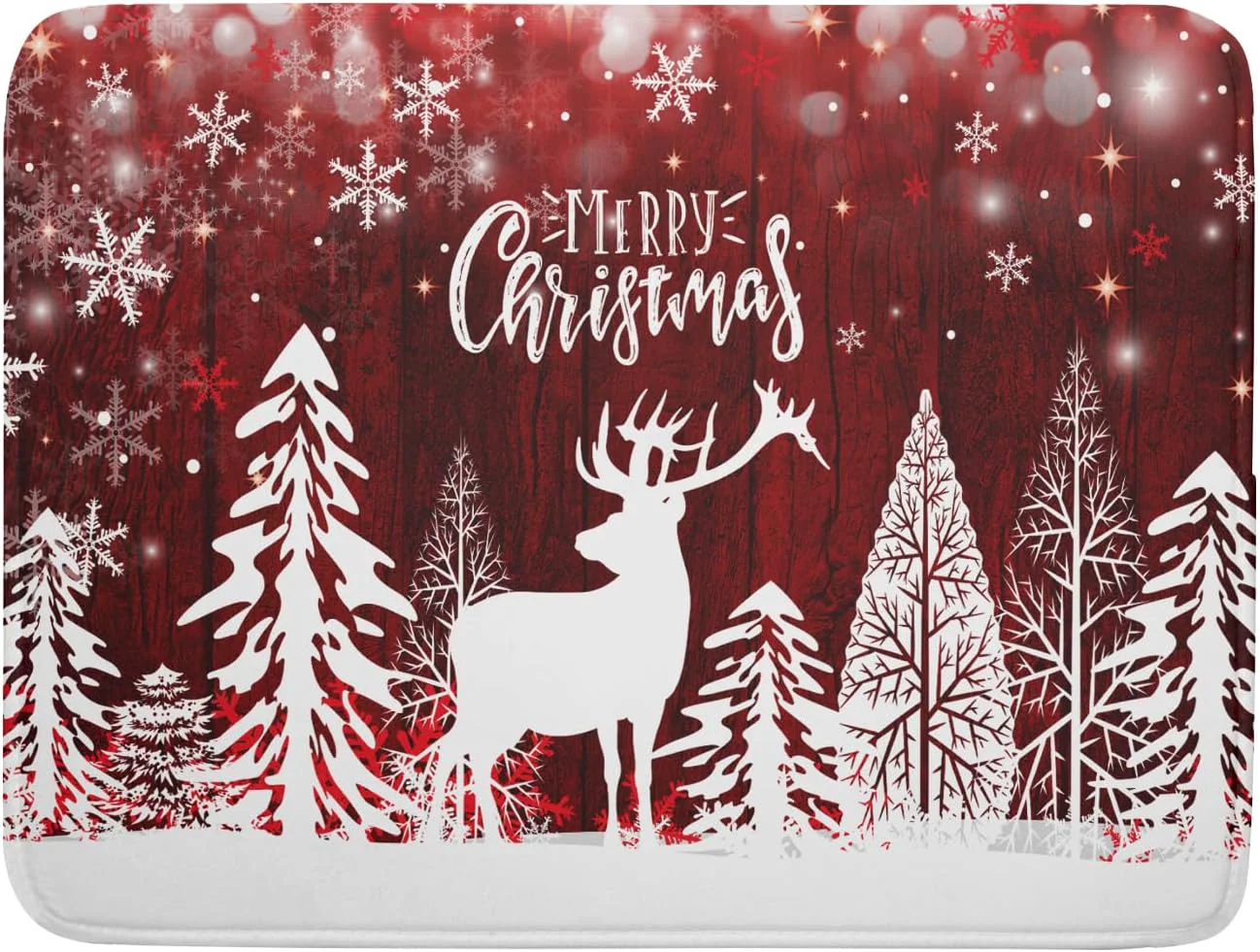Superior Christmas Dish Drying Mats for Kitchen Counter 16×18 Inch Merry Christmas Happy New Year Snowflake Microfiber Drying Mat Kitchen Accessories Fast Dry Dishes Pad Dish Rack Drainer Mat for Coffee Bar Modern