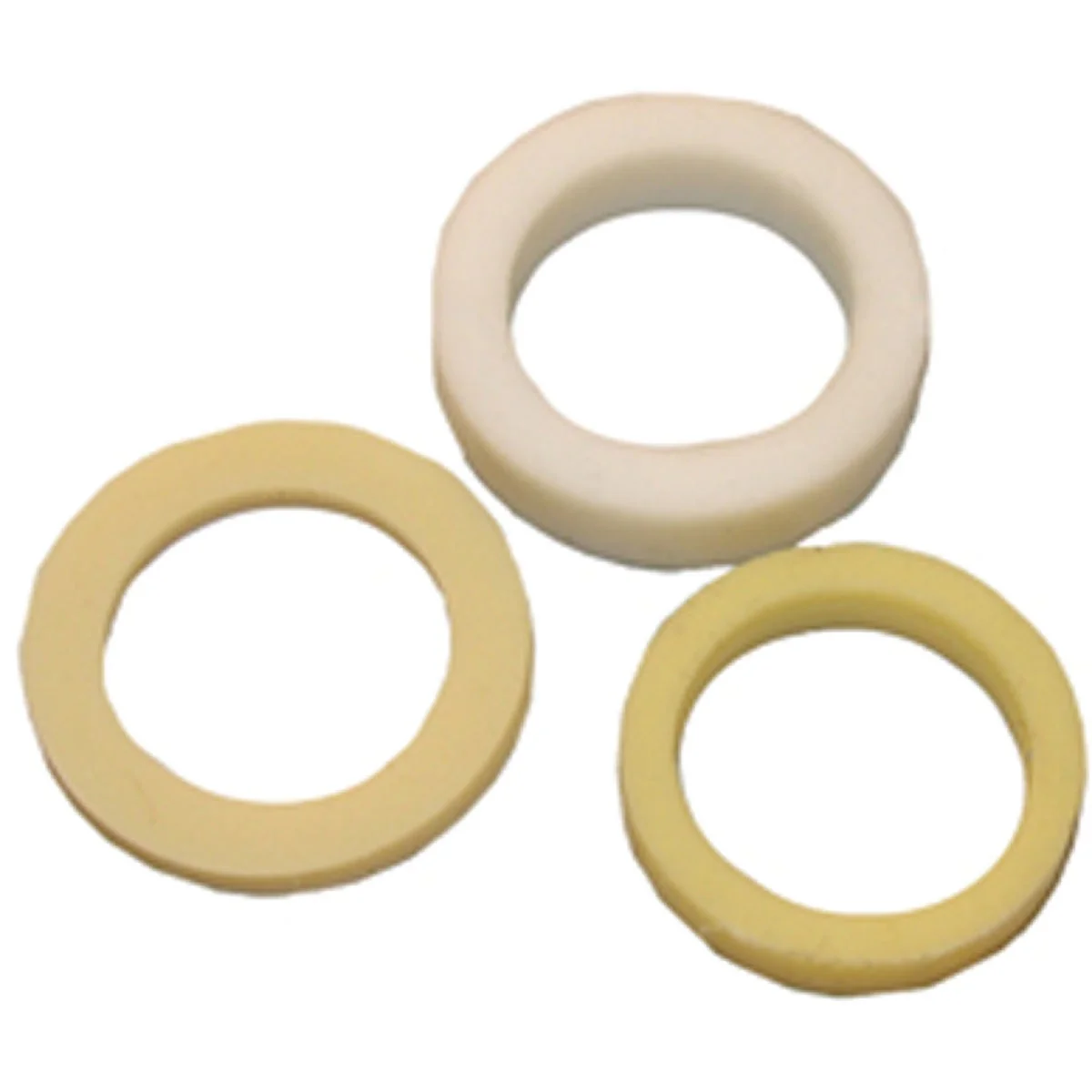 Reusable Lasco Assorted Faucet Aerator Washer 3-Pieces Natural