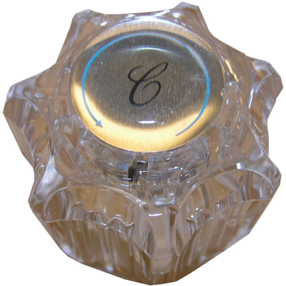 Original Design Lasco Delta Delex Cold Round Clear Tub Shower Handle Kit Pure