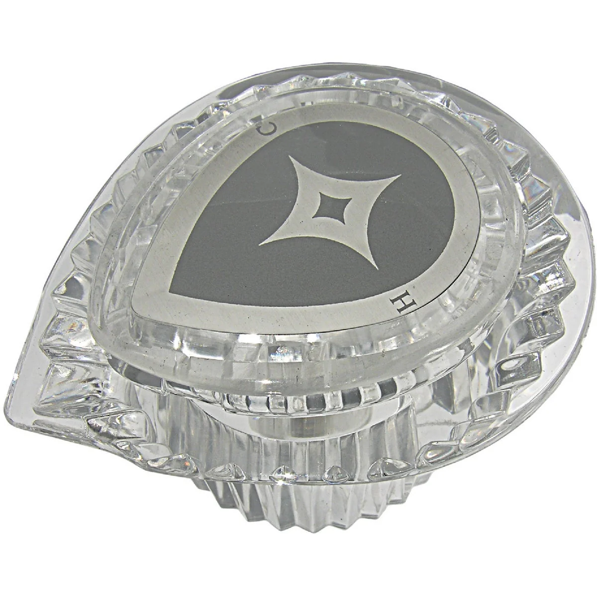 Elite Lasco Moen Teardrop Clear Tub Shower Handle Kit Proven