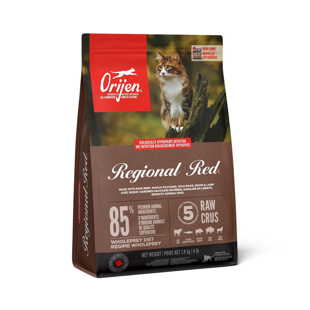 Enhanced Orijen Regional Red Cat Food Orijen Regional Red Cat Food Selected