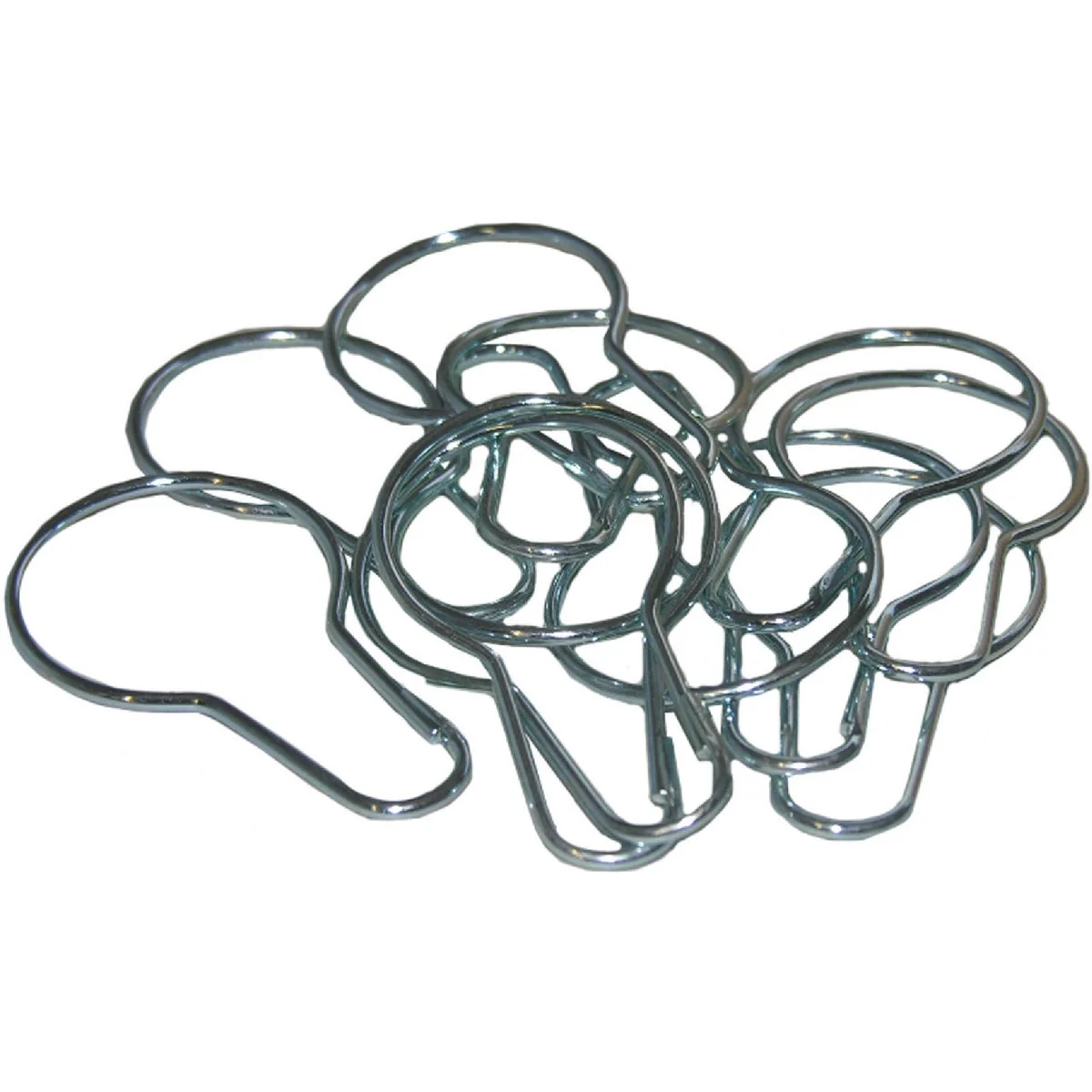 Prestigious Lasco Chrome Shower Curtain Hook 12 Count Effective