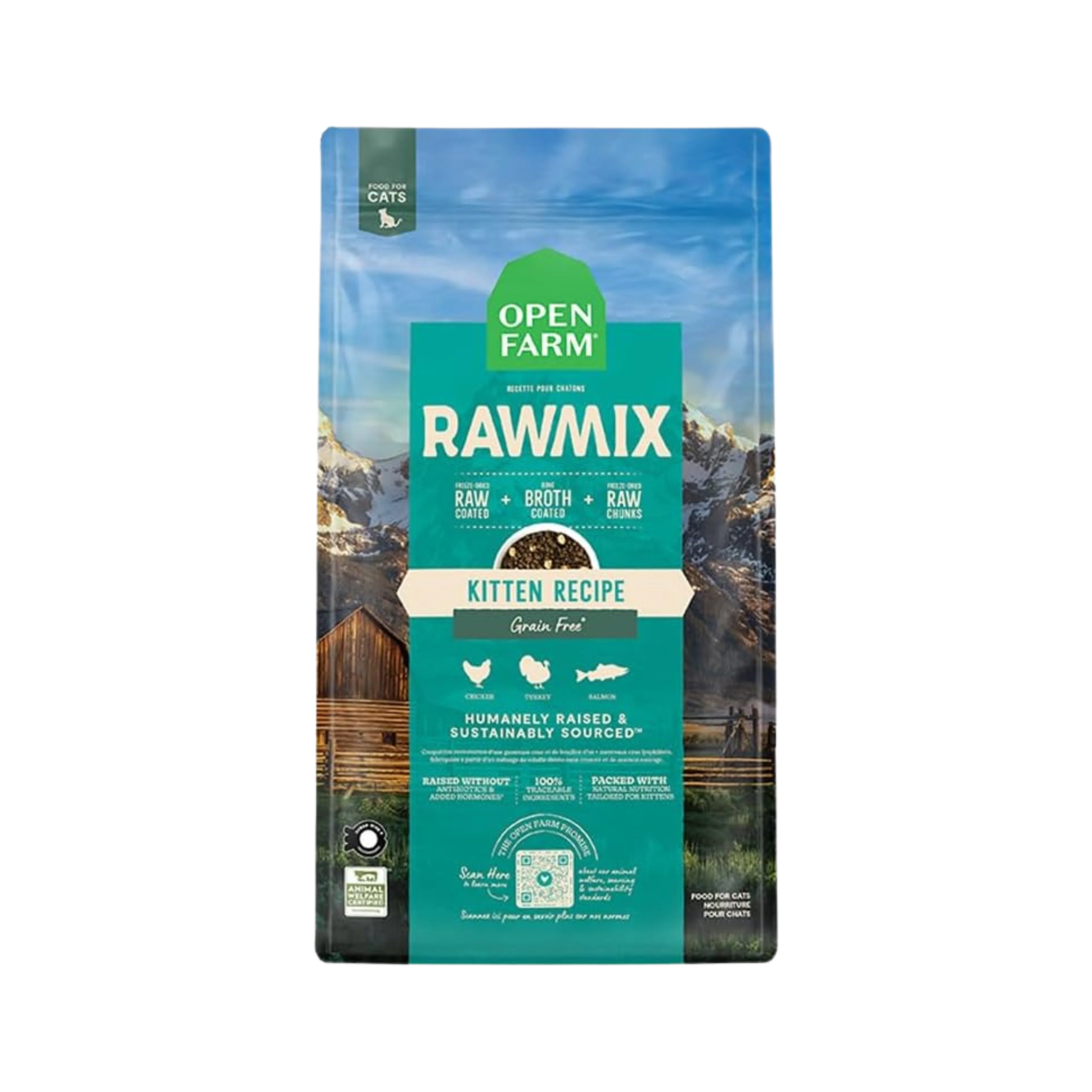Healthy Open Farm Kitten Grain- Rawmix Recipe Casual
