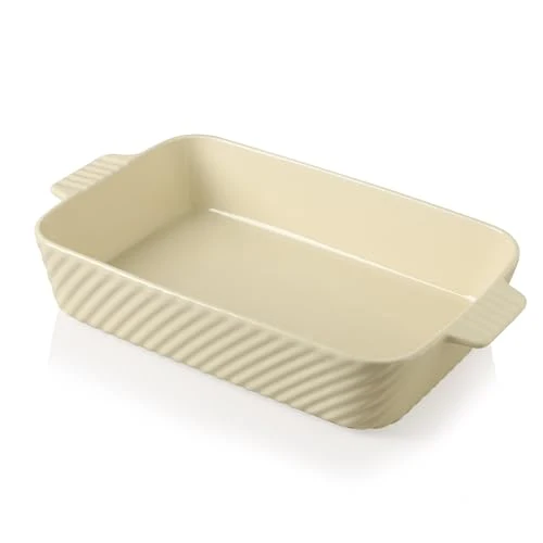 Natural Sweejar Ceramic 13 x 9 Baking Pan Recyclable