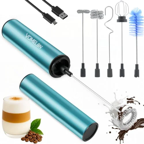 Organic Rechargeable Milk Frother Handheld Electric Frother Wand Milk Foamer Drink Mixer for Coffee Environmentally Friendly