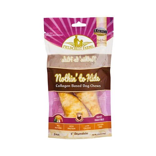 Natural FieldCrest Farms – Nothing to Hide – Turkey Drumstick – Dog treat Traditional