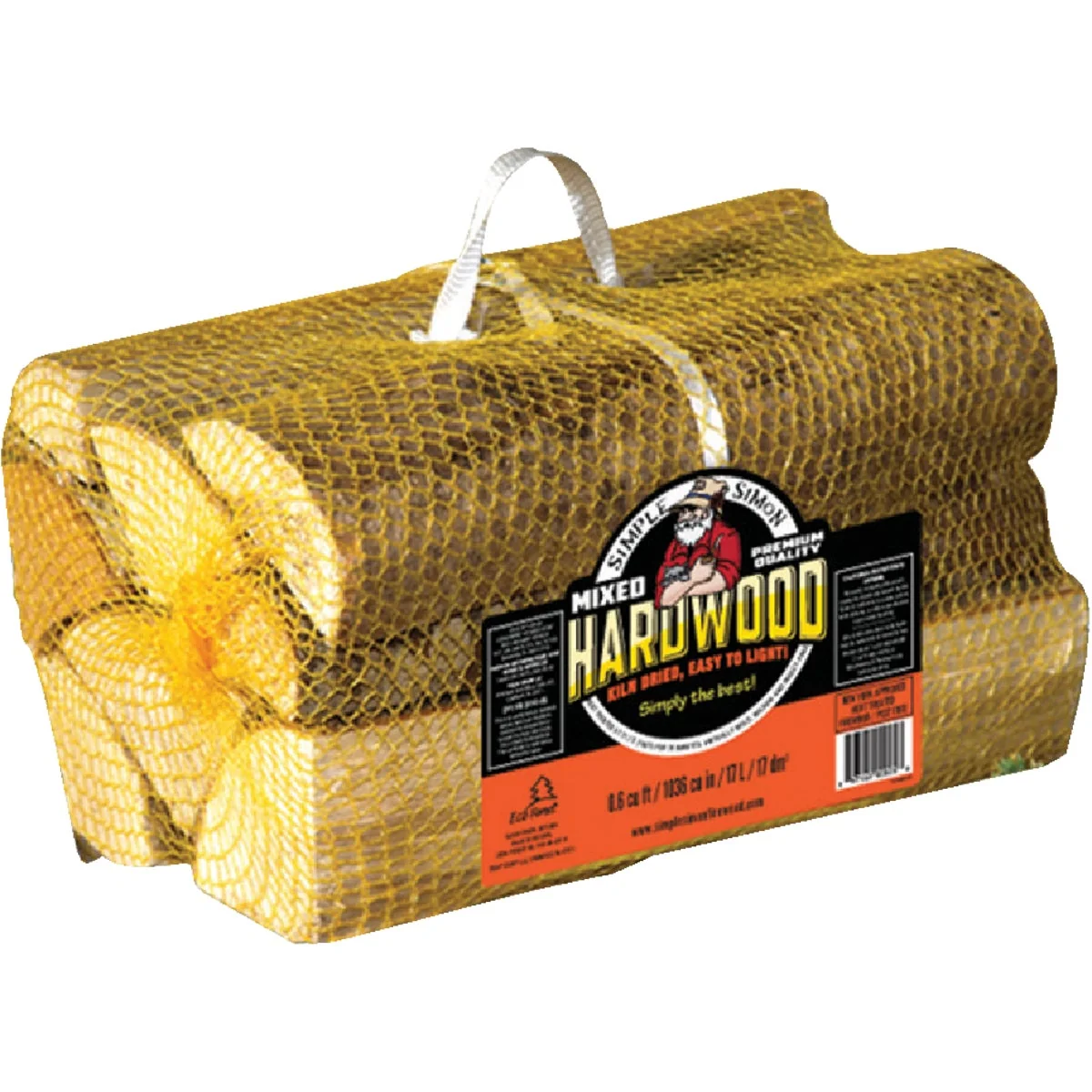 User-Friendly Simple Simon Hardwood Firewood 0.6 cu ft Trusted