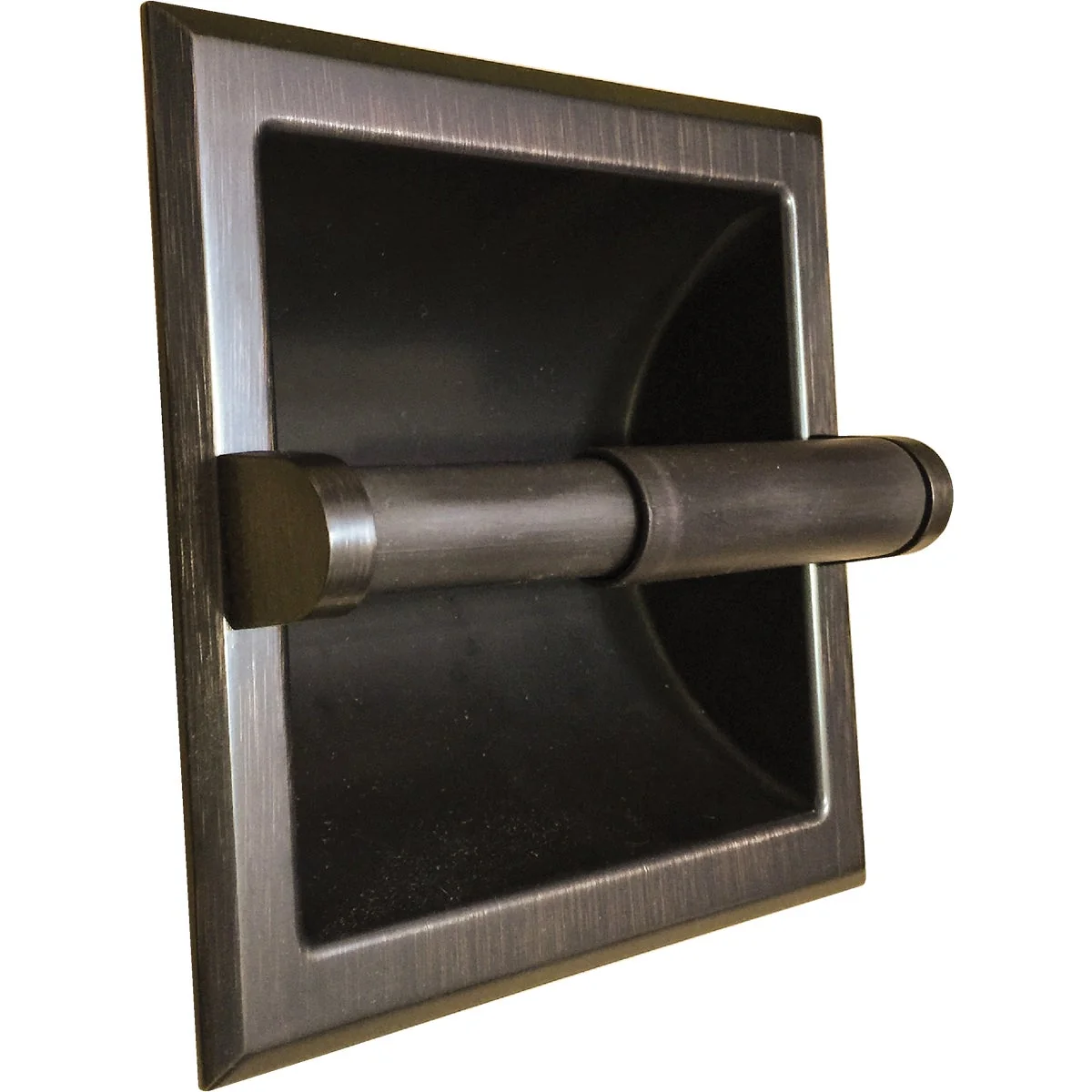 Artisan Home Impressions Aria Oil-Rubbed Bronze Recessed Toilet Paper Holder Verified