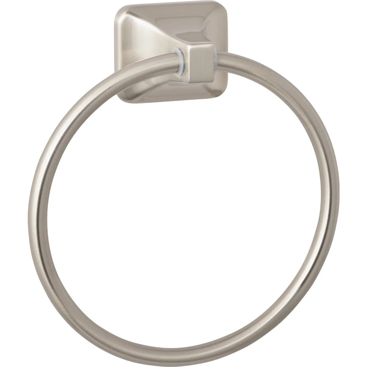 Exceptional Home Impressions Brushed Nickel Towel Ring Carefully Designed