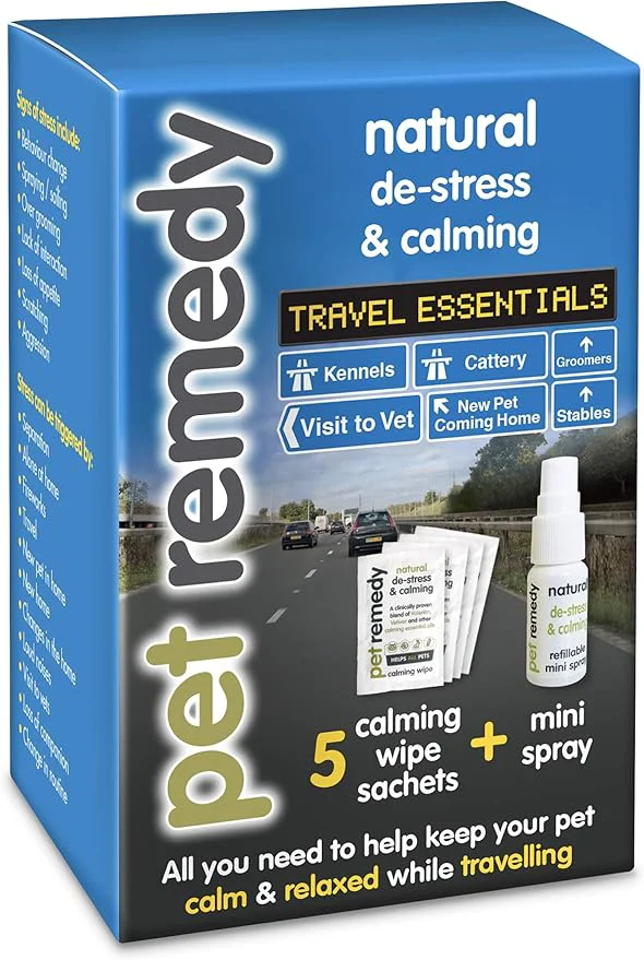Premium Material Pet Remedy Natural De-Stress Calming Travel Kit for Cats DogsAbout This Premium