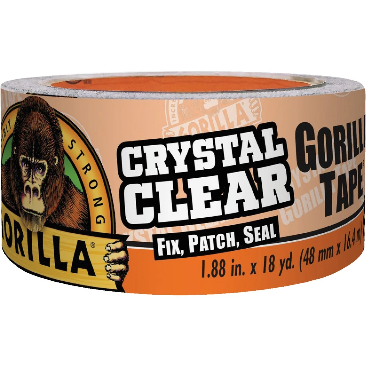 Stylish Gorilla 1.88 In. x 18 Yd. Crystal Clear Duct Tape Clear Superior