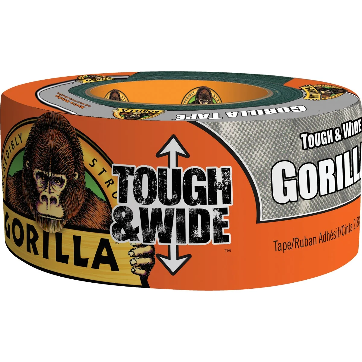 Advanced Gorilla 2.88 In. x 25 Yd. Tough Wide Heavy-Duty Duct Tape Silver High-Performance