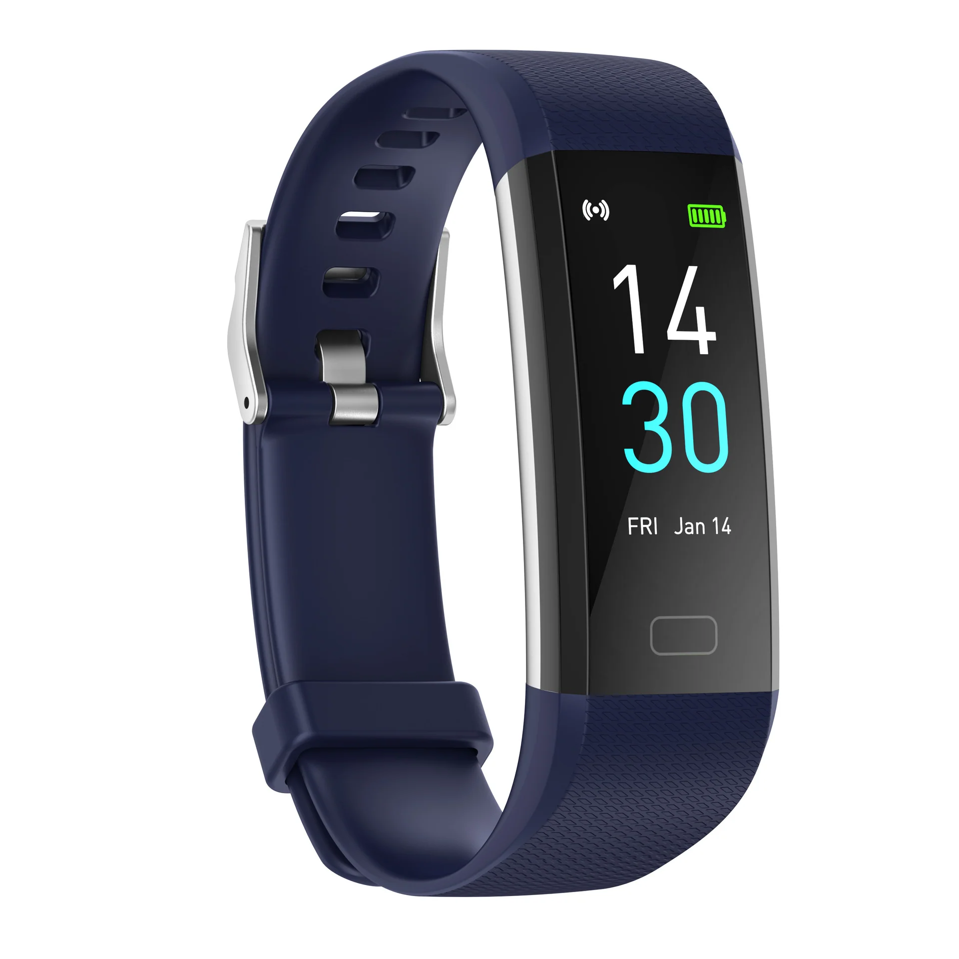 Elegant Fitness Heart Rate Meter Step Smart Bracelet Watch With 0.96 Inch Touch Screen For Android And iOS Premium