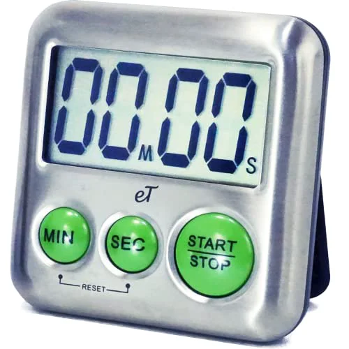 Casual Elegant Digital Kitchen Timer Stainless Steel Unique