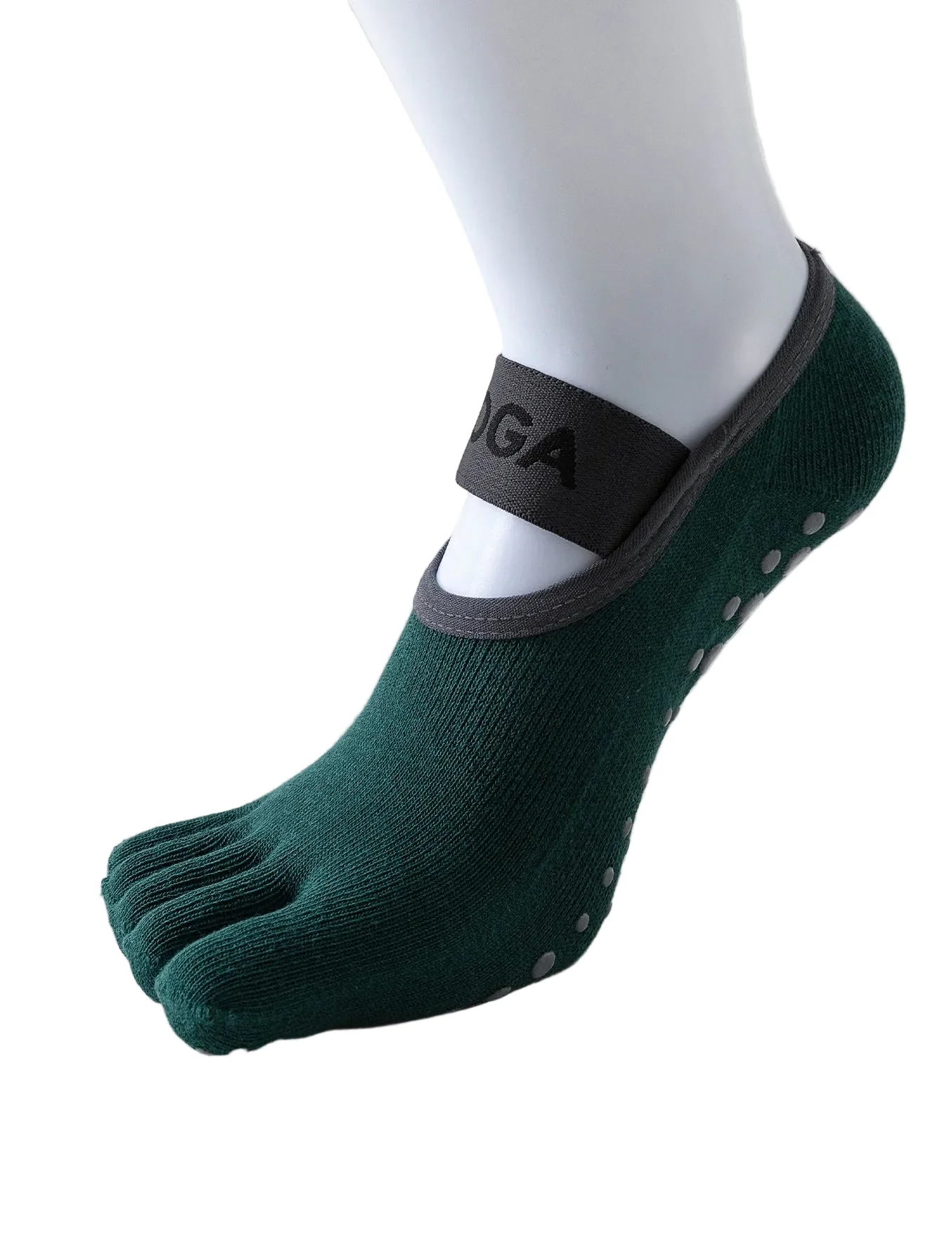 Crafted Womens Five Finger Yoga Socks Anti Slip Pilates Fitness Socks Pair For Enhanced Grip And Balance Superior