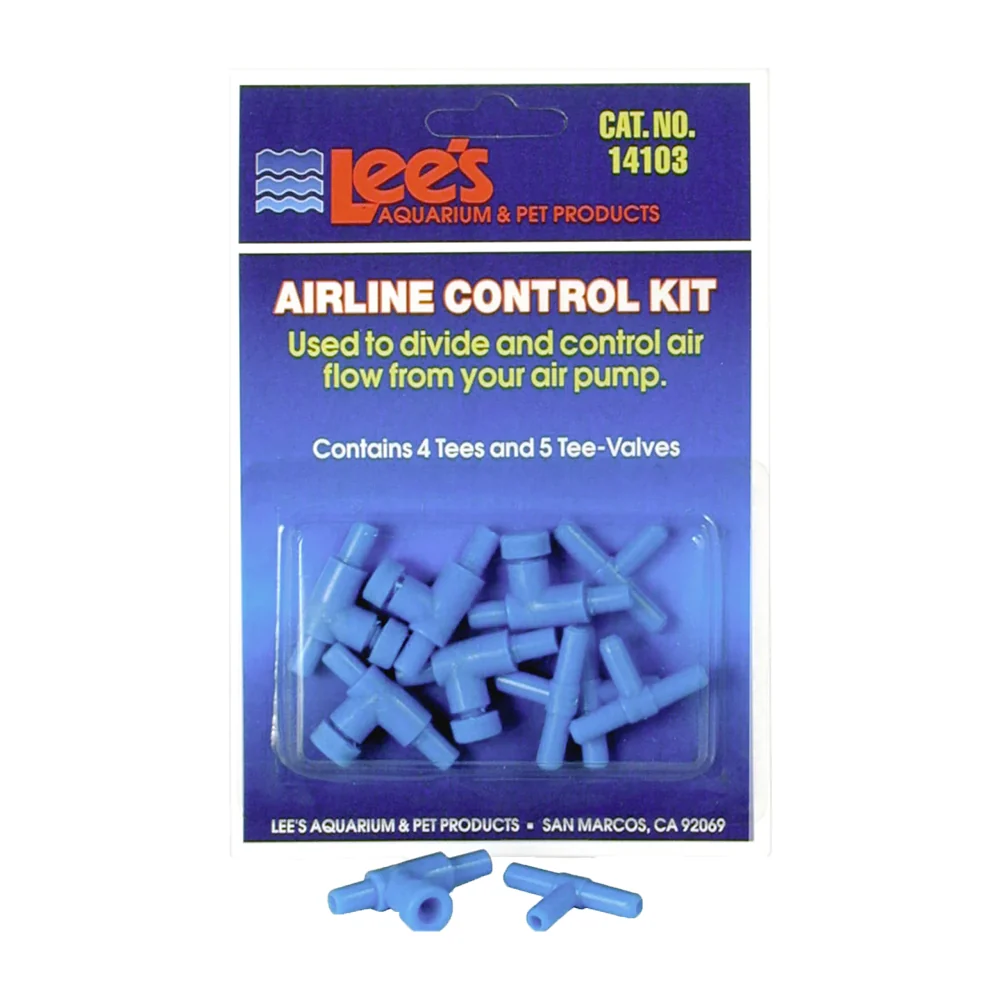 Versatile Lee’s Aquarium Pet Products Airline Control Kit Blue User-Friendly