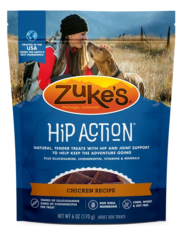 Artisan Zuke’s Hip Action Chicken Recipe Dog Treats Zuke’s Hip Action Chicken Recipe Dog Treats Natural