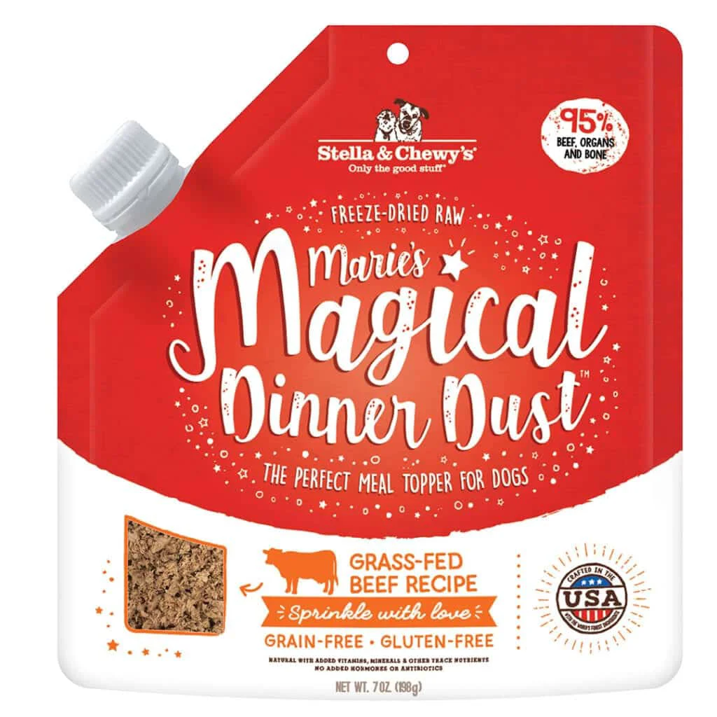 Professional Stella Chewy’s Marie’s al Dinner Dust Grass-Fed Beef ze-Dried Topper for Dogs Stella Chewy’s Marie’s al Dinner Dust Grass-Fed Beef ze-Dried Topper for Dogs Optimized