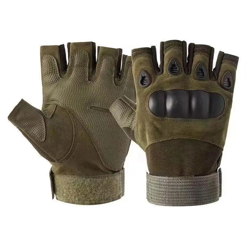 Certified Anti Slip Cycling Gloves for Outdoor Sports Tactical Half Finger Wear Resistant Climbing Gloves Clean