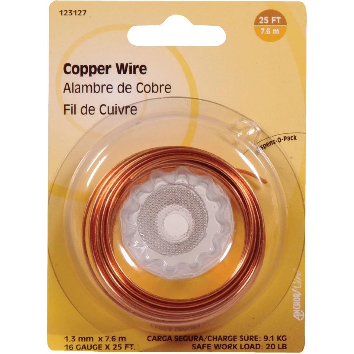 Trusted HILLMAN Anchor Wire 25 Ft. 16 Ga. Copper General Purpose Wire Superior