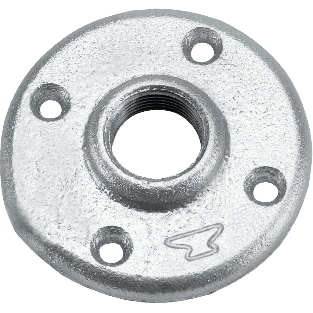 Breathable Anvil 2 In. Malleable Iron Galvanized Floor Flange Lightweight