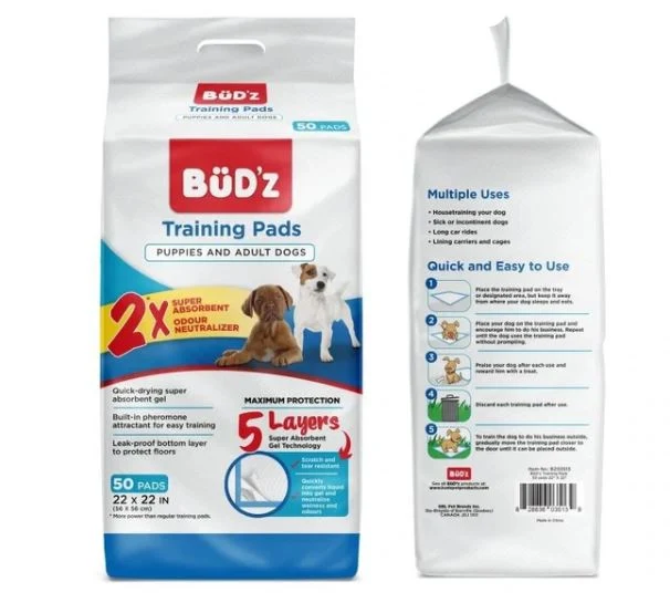 Premium Material BuD’z Disposable Training Pads BuD’z Disposable Training Pads First-Class