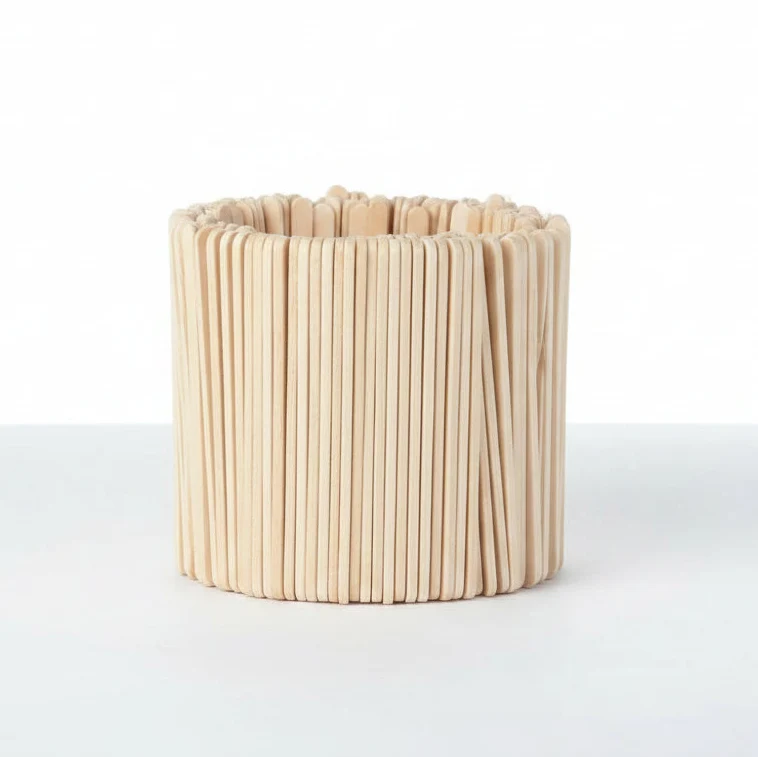 Verified 100PCS Woman Wooden Hair Removal Stick Disposable Depilation Spatula Wax Sticks Wood Face Eyebrows Waxing Spatula Beauty Tool Versatile