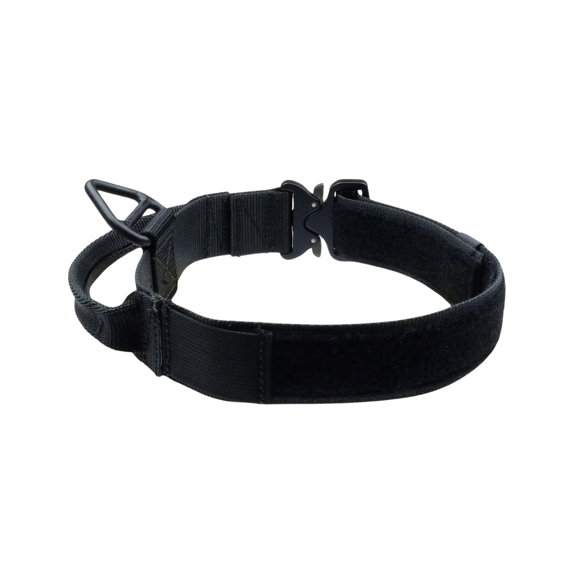Clean Redline K-9 MaxTac Service ID Collar With Cobra Buckle Comfortable