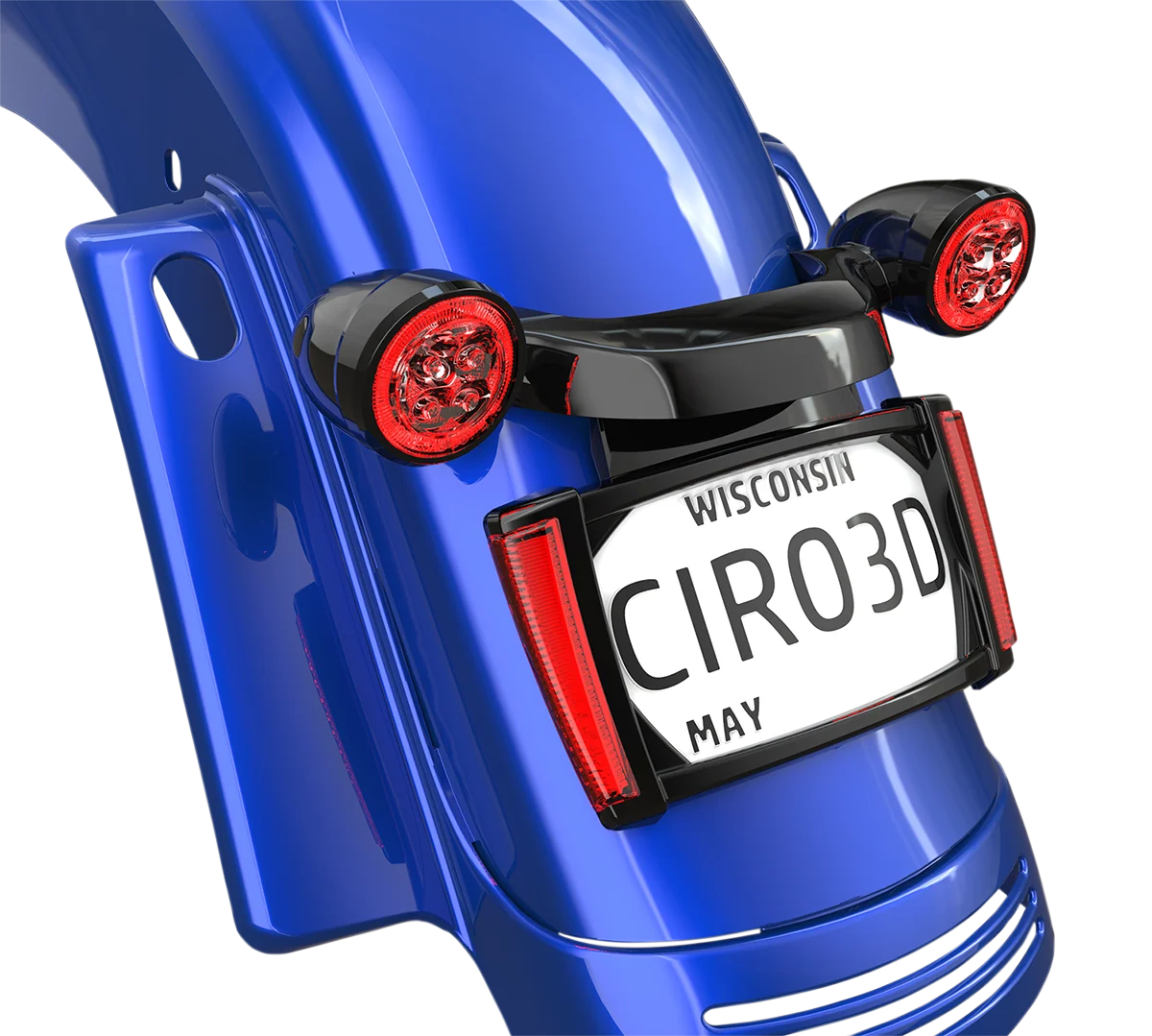 Sophisticated CIRO License Plate Frame – Black – Red 40302 Authentic
