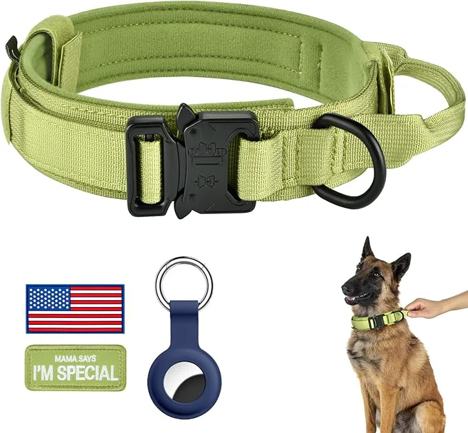 Clean DAGANXI Tactical Dog Collar Adjustable Military Training Nylon Dog Collar Prestigious