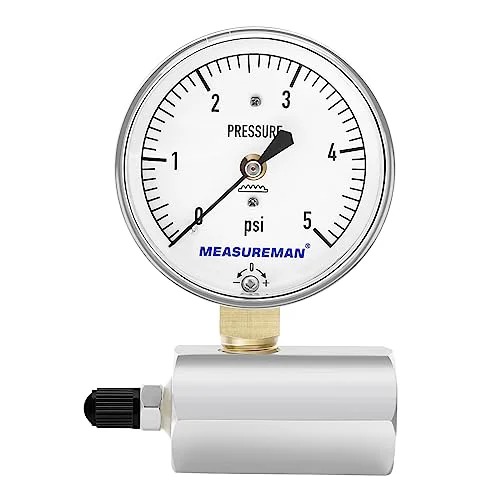Excellent Diaphragm Type Capsule Low Pressure Gauge with Valve Elite