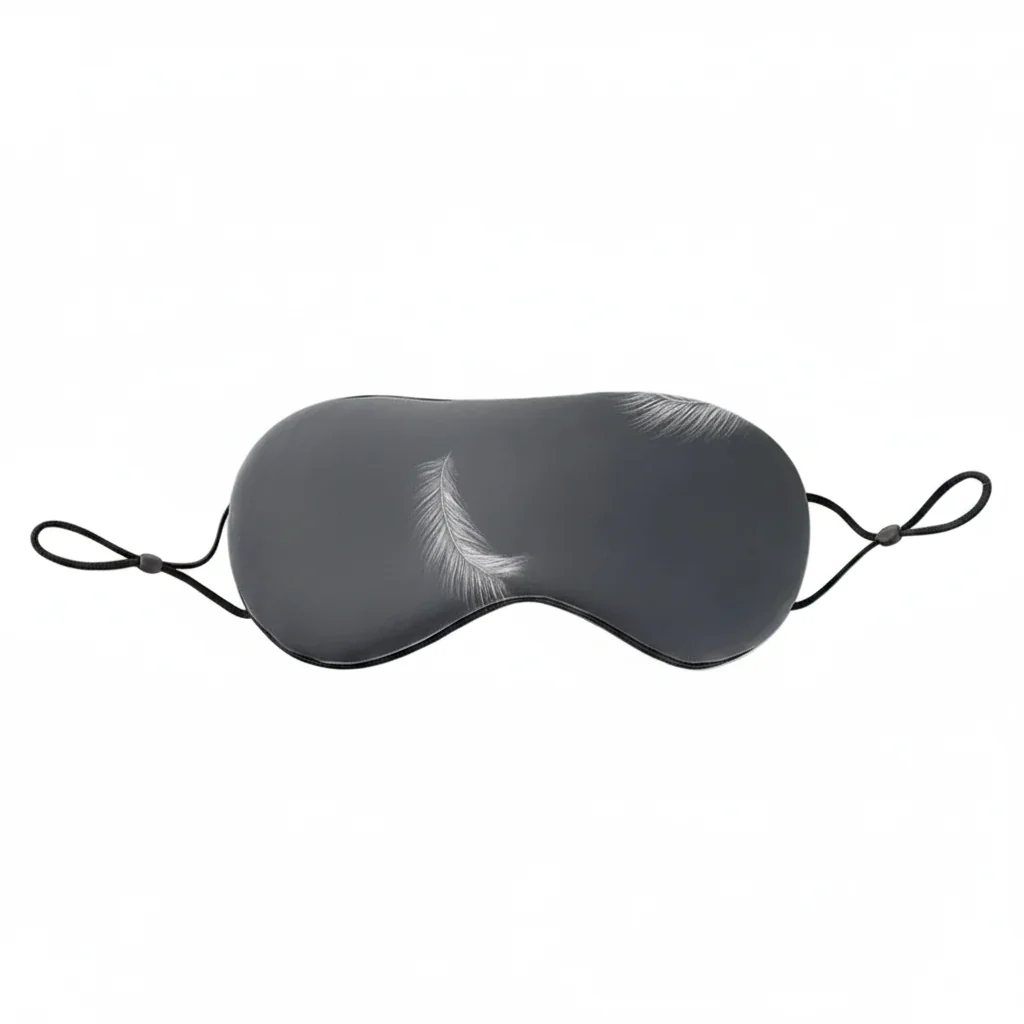 Verified Sleeping Eye Mask Korean Style Ice Silk Warm And Cool Dual Use Adjustable Travel Sleep Shade Man Eyepatch Health Beauty Cute High-Grade