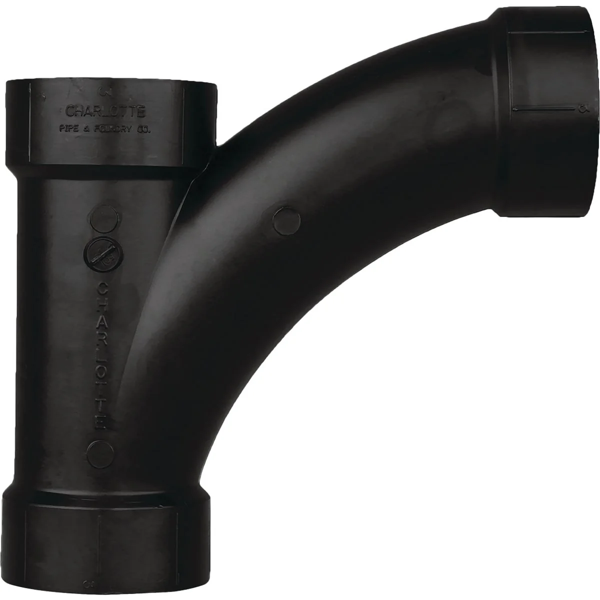 High-Grade Charlotte Pipe 1-1 2 In. Hub x Hub x Hub Combination ABS Wye World-Class