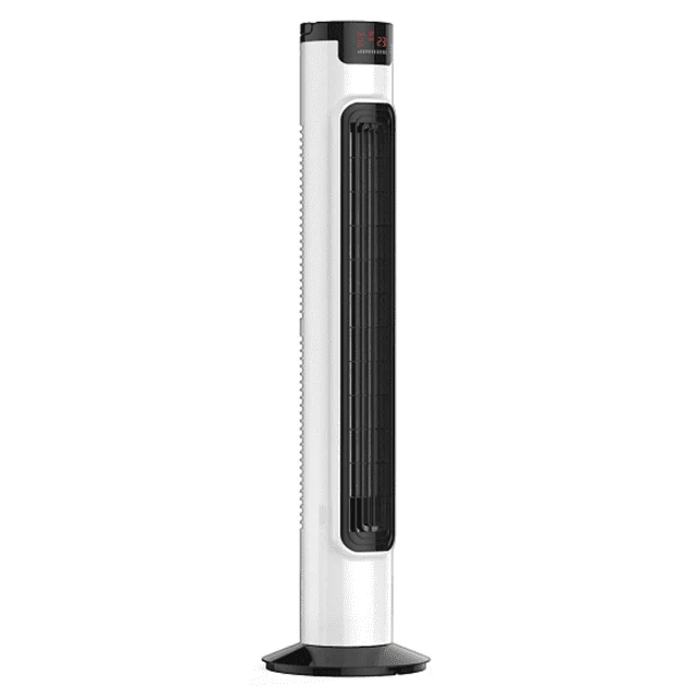 Prestigious Tower Fans for Home 38 Standing Floor Fan with Remote 90° Oscillating Fan 24 ft s High Velocity LED Display 4 Speeds 4 Modes 8H Timer Quiet Bedroom Fan – White Responsible