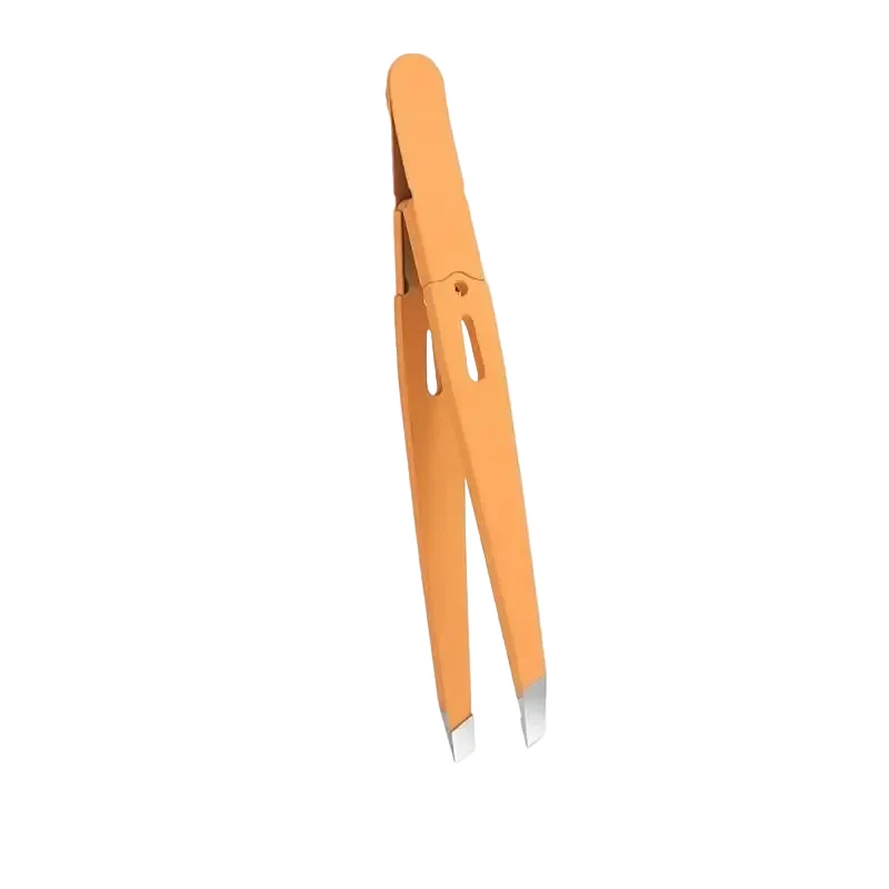 Advanced Colorful Stainless Steel Eyebrow Tweezer With Slanted Tips For Brows And Fine Facial Hair Removal Versatile