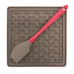 Dependable Messy Mutts Silicone Therapeutic Feeding Mat with Spatula Messy Mutts Silicone Therapeutic Feeding Mat with Spatula Recyclable