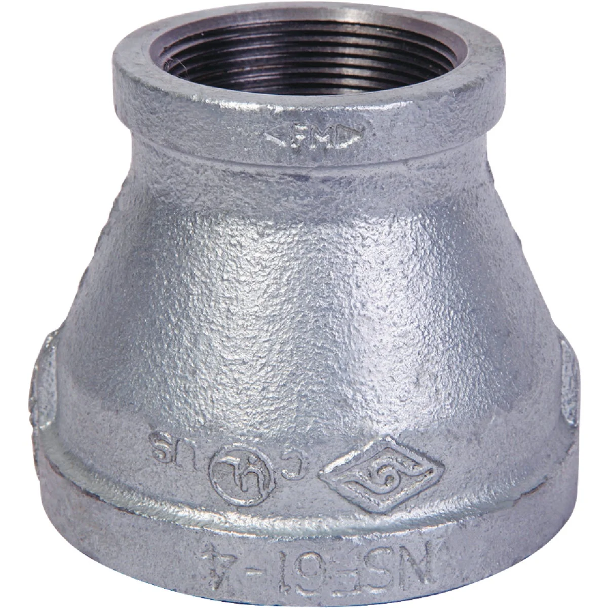 Genuine Southland 2 In. x 1-1 2 In. FPT Reducing Galvanized Coupling Excellent