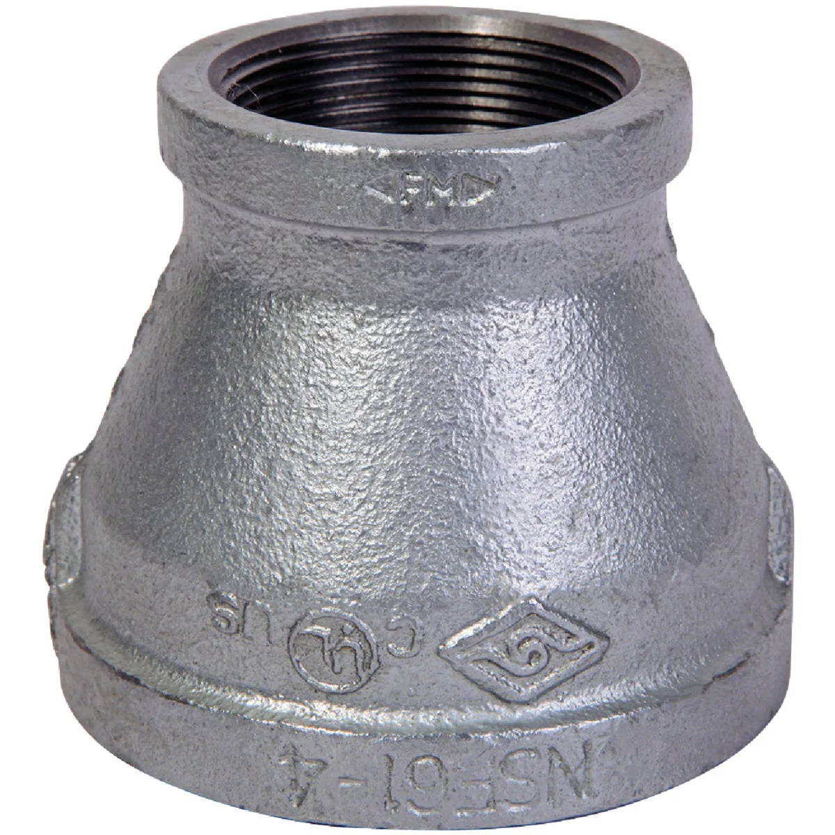Traditional Southland 2 In. x 1-1 4 In. FPT Reducing Galvanized Coupling Enhanced