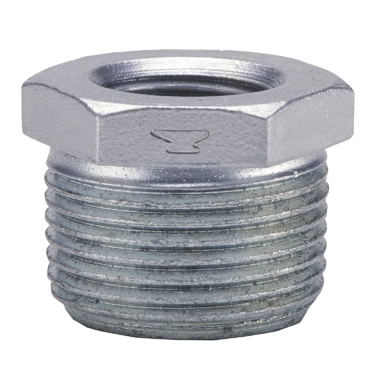 Soft Anvil 2 In. x 1-1 2 In. Hex Galvanized Bushing Crafted