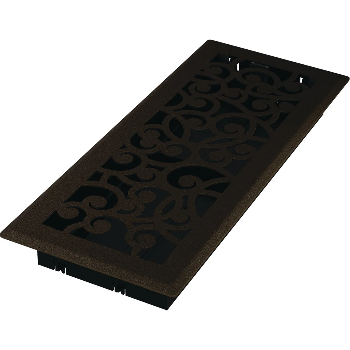 Professional Imperial Wonderland 4 In. x 10 In. Bronze Age Steel Floor Register Luxury