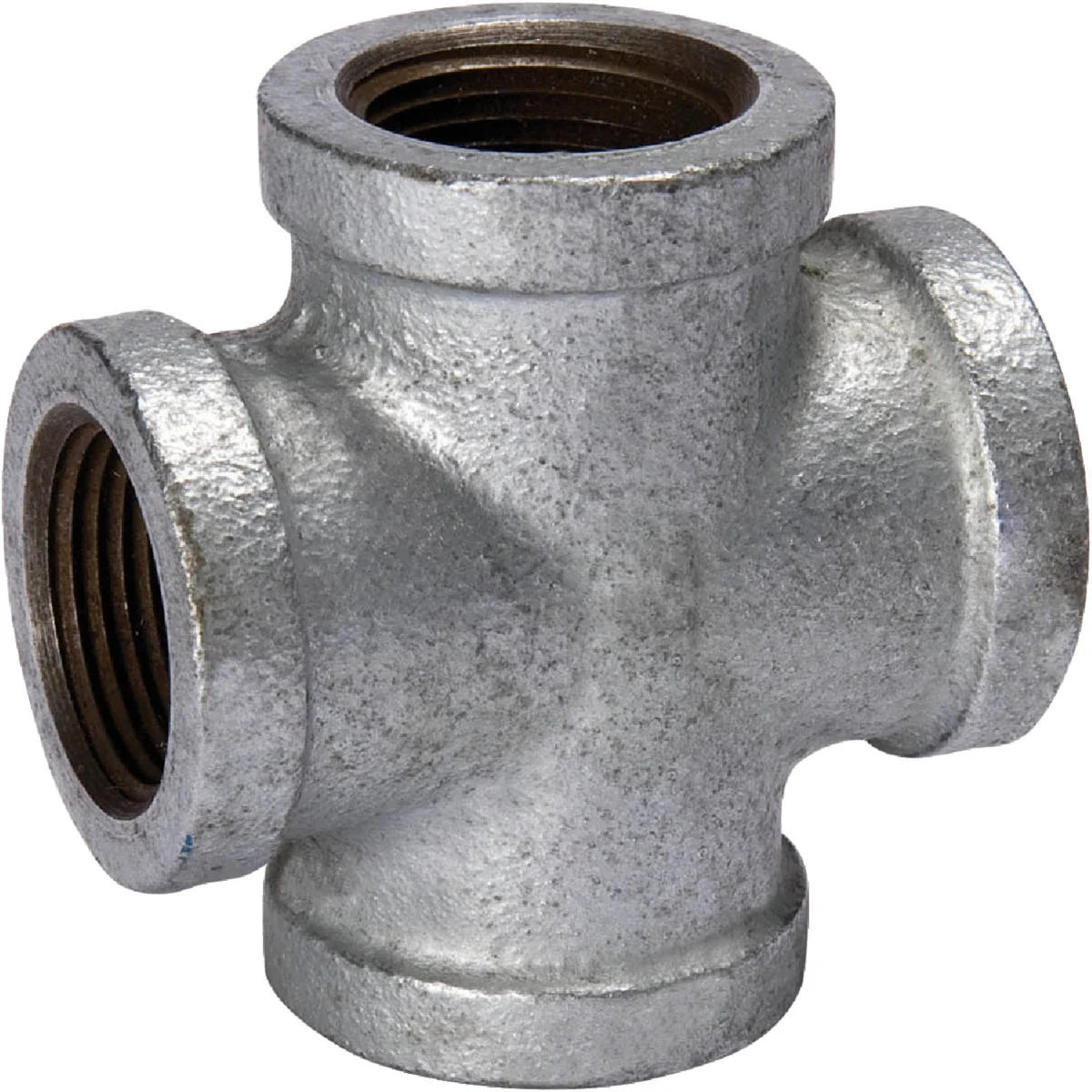 User-Friendly Southland 1 In. Malleable Iron Galvanized Pipe Cross Healthy