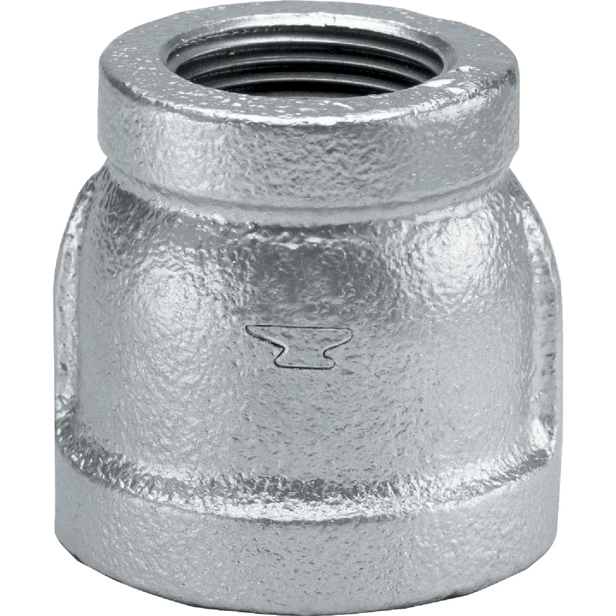 Pure Anvil 1-1 2 In. x 1 In. FPT Reducing Galvanized Coupling Responsible