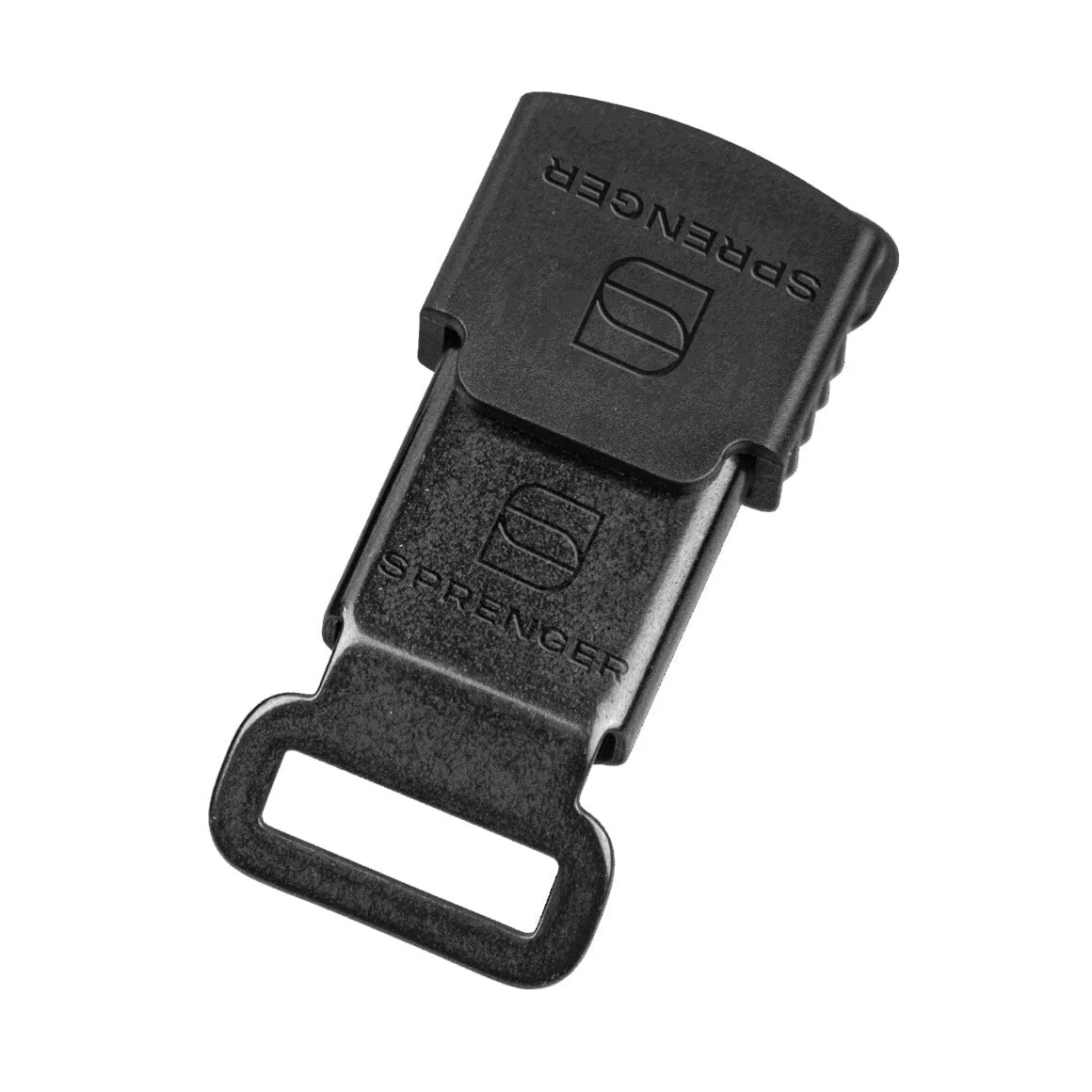 Herm Sprenger – ClicLock Safety Fastener for Flat-Style Collars – Black Stainless Steel Authentic