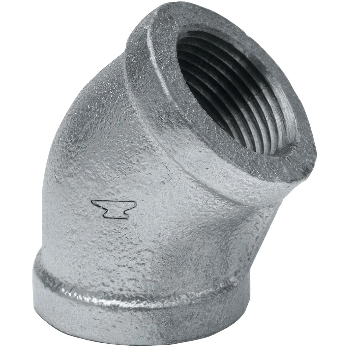 Dependable Anvil 3 4 In. 45 Deg. Galvanized Elbow 1 8 Bend Efficient