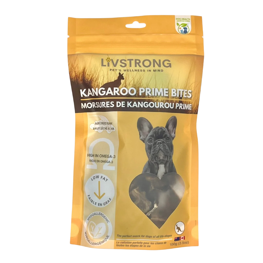 Superior LITRONG Kangaroo Prime Bites Dog Treats LITRONG Kangaroo Prime Bites Dog Treats Detailed
