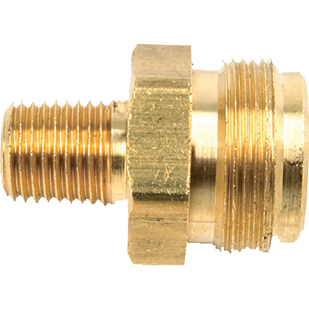 Certified MR. HEATER 1 In.-20 MTCT x 1 4 In. MPT Brass LP Cylinder Adapter Pure