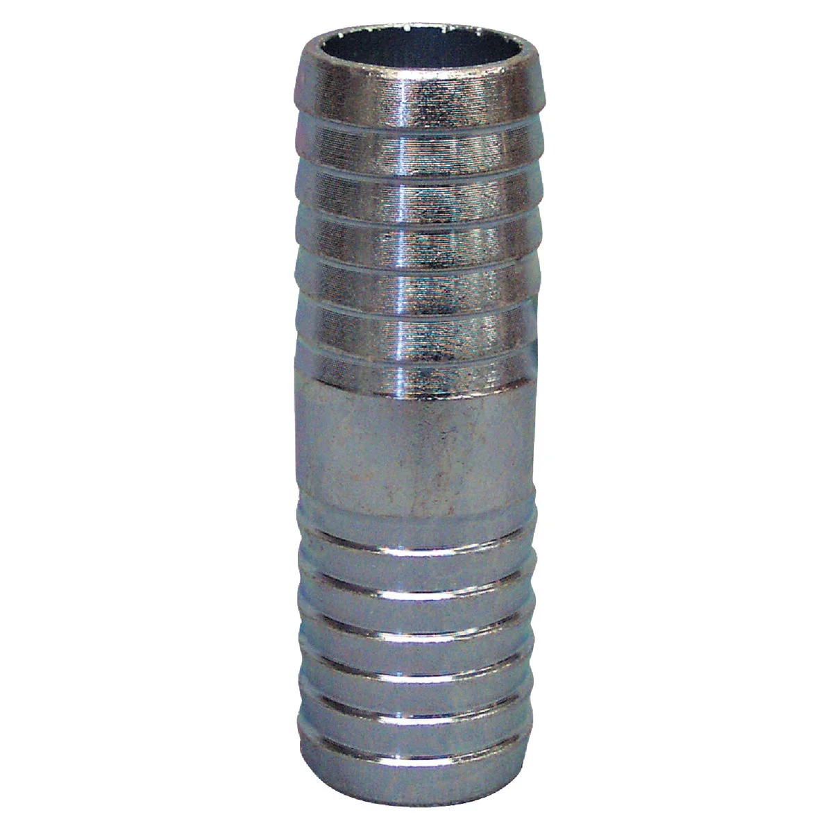 Premium Material Merrill 1 2 In. x 1 2 In. Barb Insert Galvanized Coupling Detailed