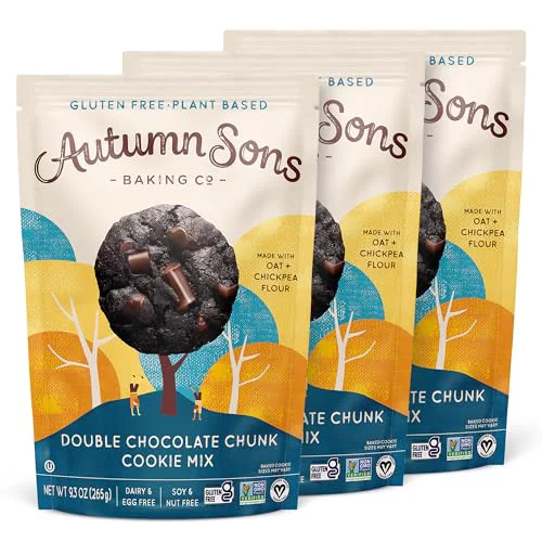 Fast Autumn Sons Gluten Double Chocolate Cookie Mix 27.9 Ounce Crafted