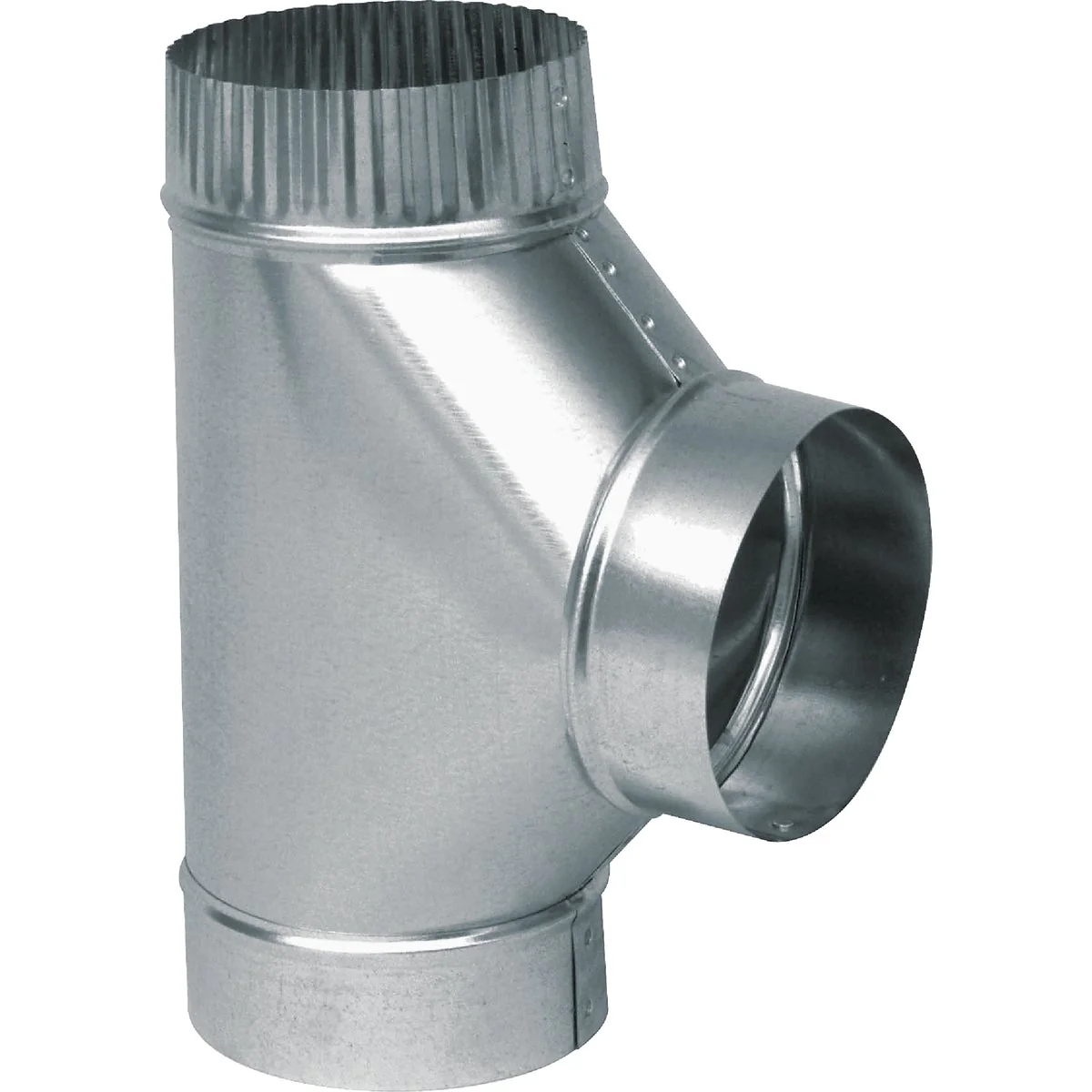 Powerful Imperial 26 Ga. 8 In. Straight Galvanized Tee Prestigious